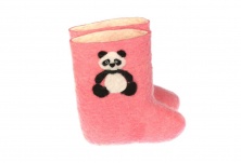 Детские валенки «Панда» | Интернет-магазин изделий из льна «Линайф»