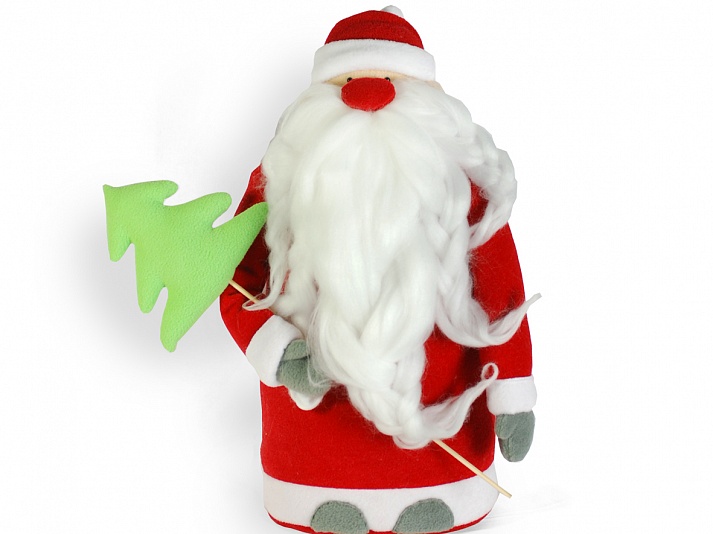 Дед Мороз «Борода из ваты» | Интернет-магазин изделий из льна «Линайф»
