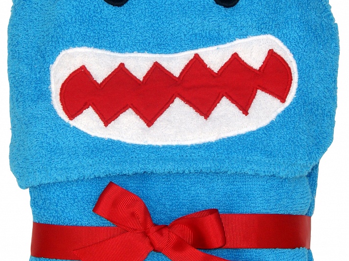 Полотенце с капюшоном «Акула» | Интернет-магазин изделий из льна «Линайф»