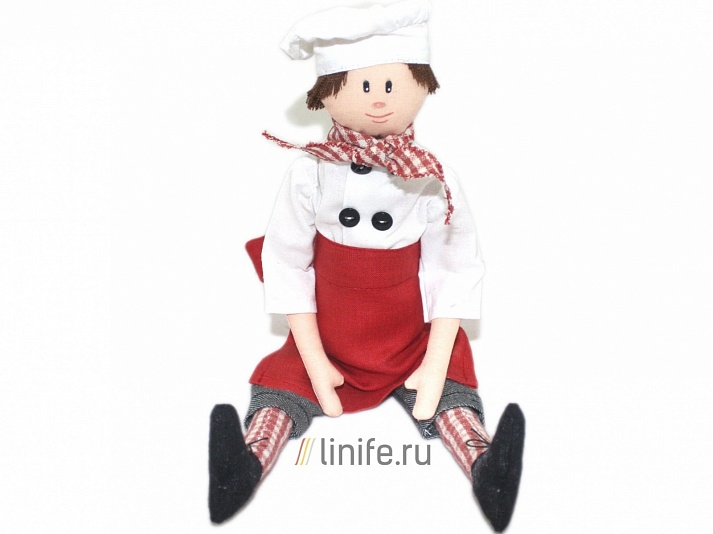 Кукла «Поваренок» | Интернет-магазин изделий из льна «Линайф»